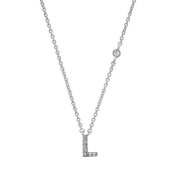 925 Sterling Silver Gold Small 26 Letters  Necklace